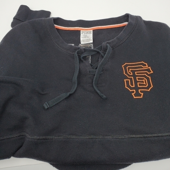 PINK VICTORIA'S SECRET MLB COLLECTION SAN FRANCISCO GIANTS SWEATSHIRT WOMEN XS - Picture 12 of 12